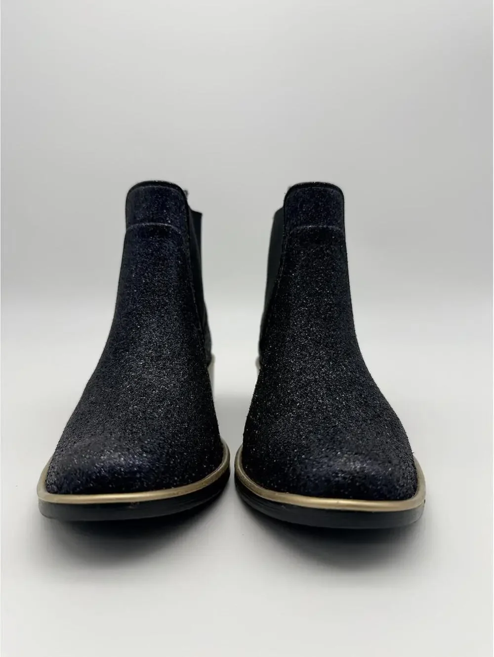 Kate Spade Purple Glitter Rain Boots Women's Sparkle Pull On Chelsea Size 5 - Picture 7 of 11